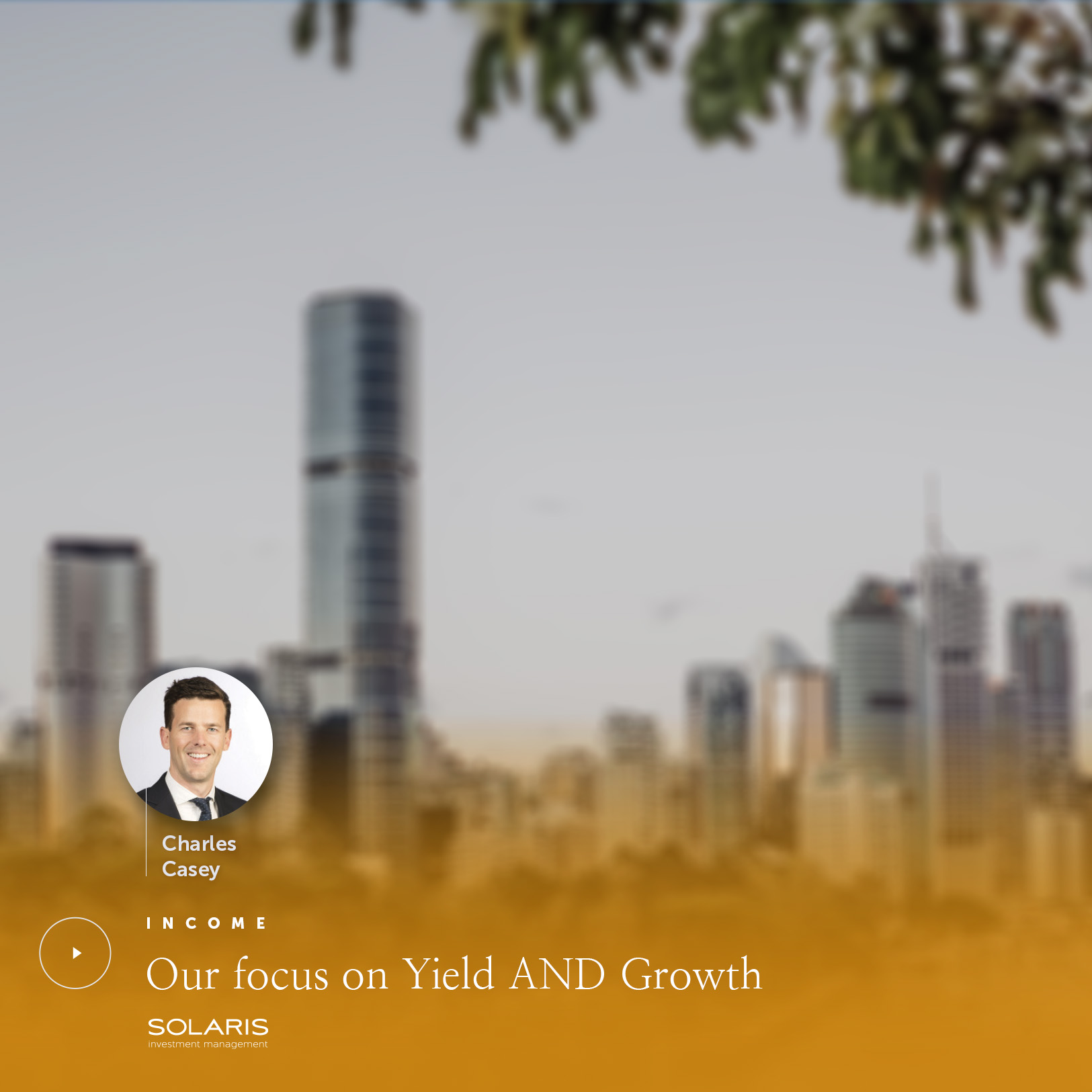 Our focus on Yield AND Growth