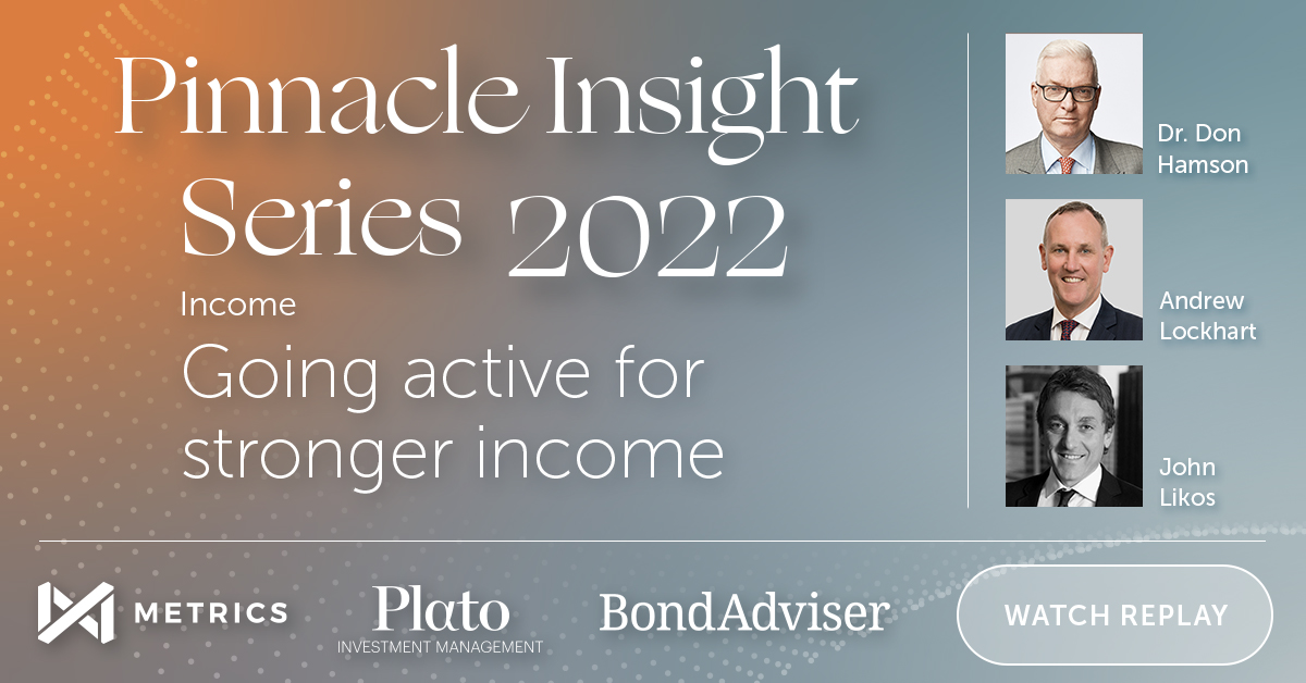 Pinnacle Insight Series 2022: Going Active for Stronger Income